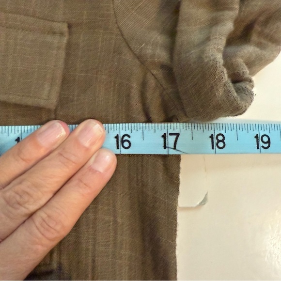 NWT Aerie Collared Softest Utility Relaxed Romper Army Green Gauzy Cotton Sz XXS - Picture 12 of 12